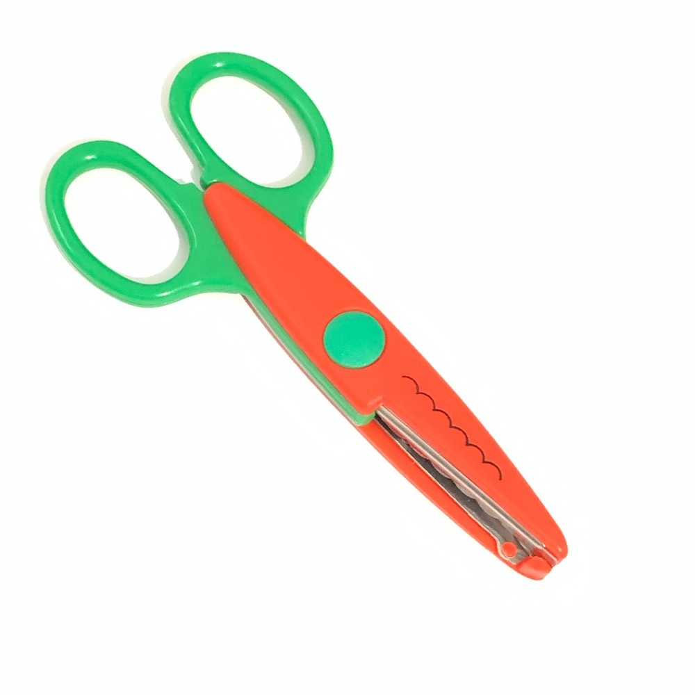 New Green and Red Craft Scissors